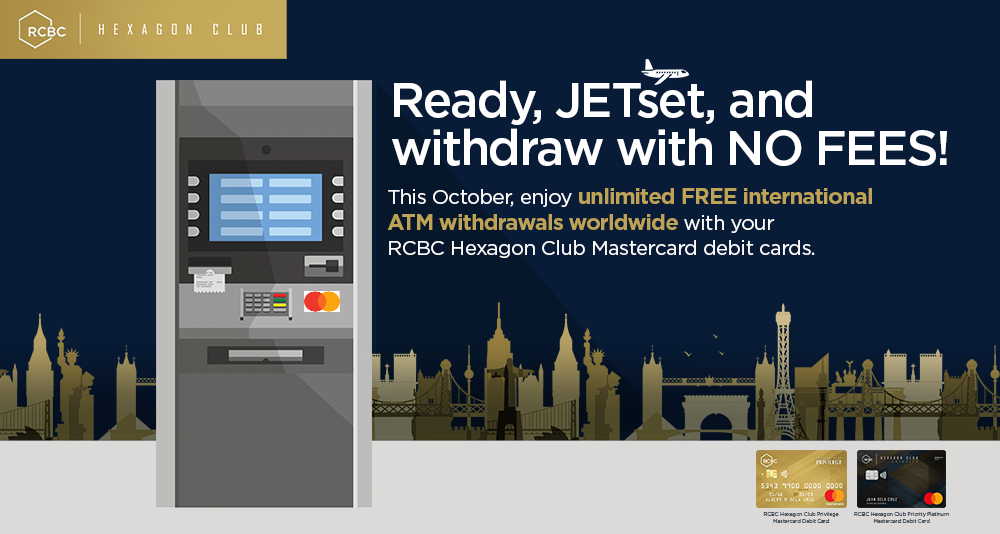 Hexagon Club - Zero International ATM Fees